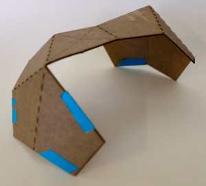 Cardboard M-PULSE model