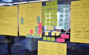 Hacking Pediatarics brainstorming wall